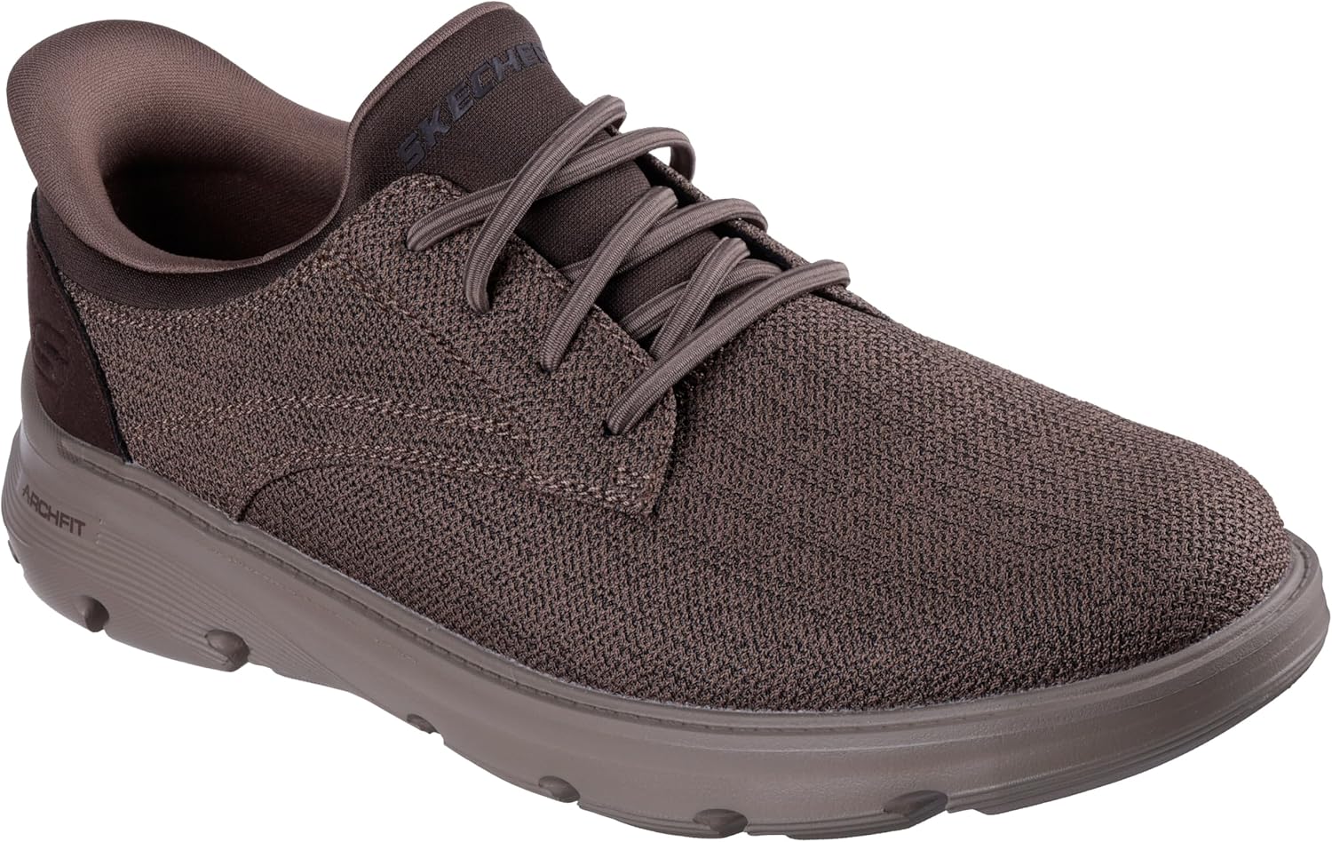 Мужские кроссовки Arch Fit Garza - Thaddeus Skechers, коричневый — фото 2