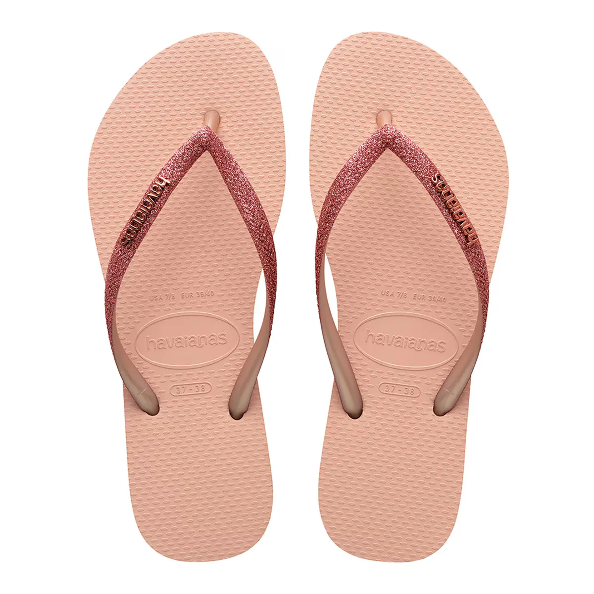 

Женские сандалии Hav. Slim Glitter Ii Pink/Pink 412 Havaianas, розовый