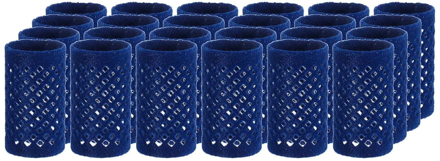 Металлические бигуди Efalock Professional Flocked, 36 мм, синие, 24 шт. Efalock, Blue — фото 2