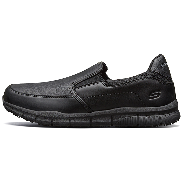 

Мужские повседневные ботинки Relaxed Fit черные Skechers, черный + Подарок (массажный мяч)