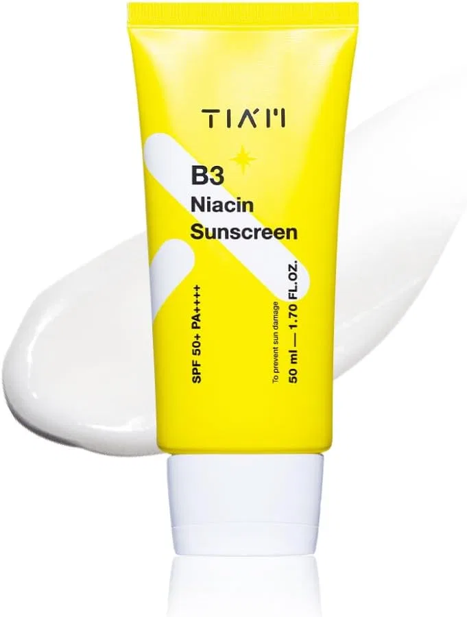 Солнцезащитный крем TIA'M B3 Niacin Sunscreen SPF50+ PA++++ 50 мл белый