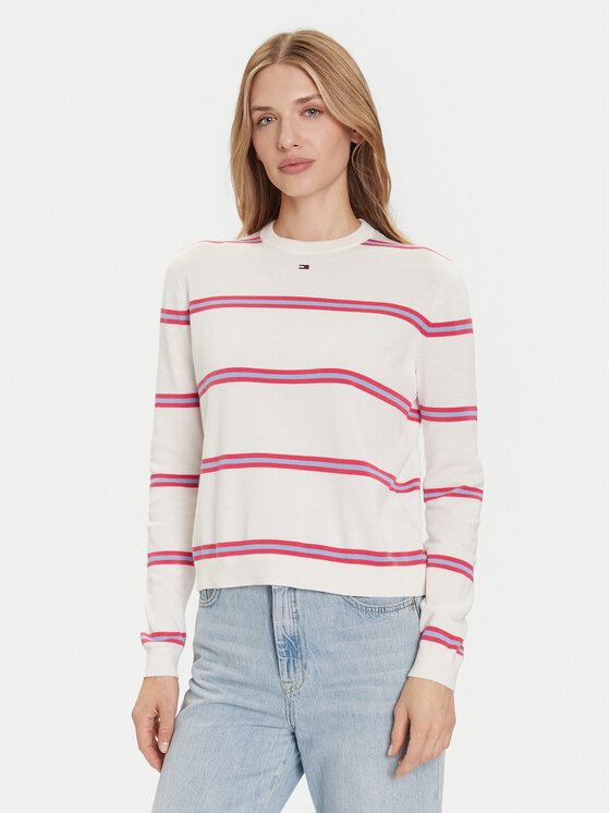 

Свитер regular fit Essential DW0DW20159 Tommy Jeans, экрю