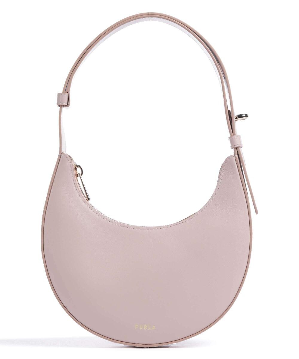 

Мини-Сумка через плечо Delizia из мелкозернистой кожи Furla, розовый