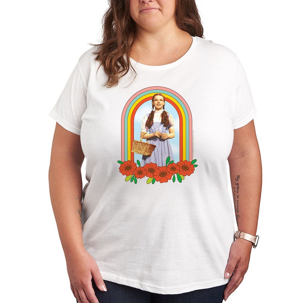 

Футболка Plus с радужным рисунком Dorothy of Oz Licensed Character, белый