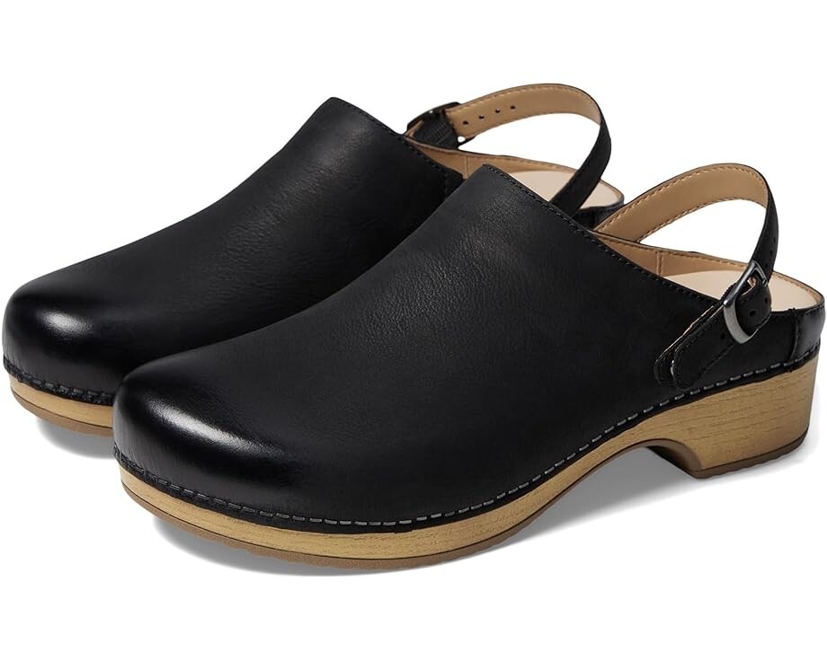 

Сабо Dansko Berry, цвет Black Burnished Nubuck