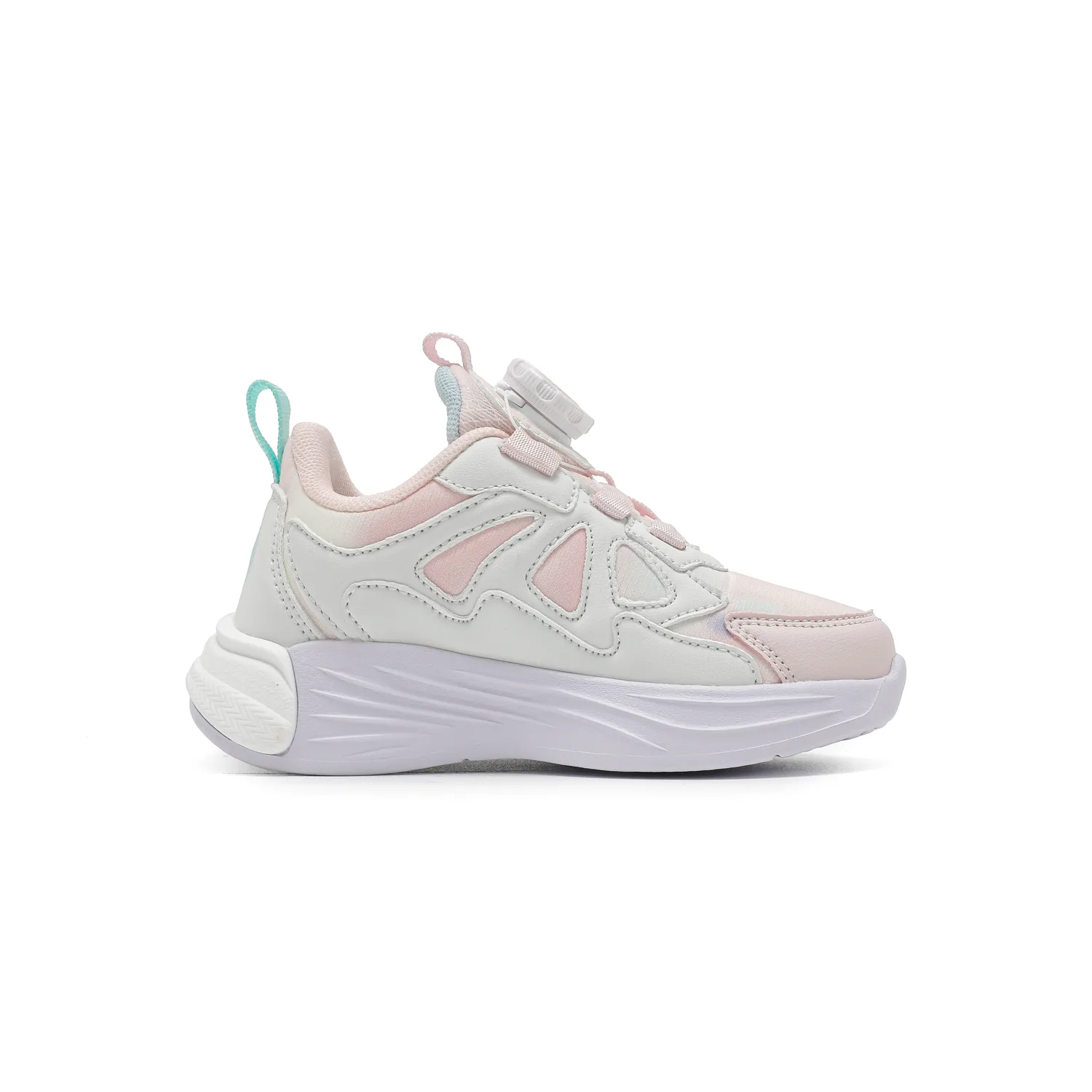 Детские кроссовки для бега Frozen Rebound Waterproof Low top Disney, Beige Pink[Leather Upper Waterproof] — фото 3