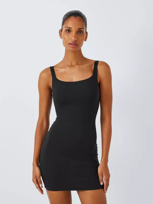

Платье John Lewis Smoothing Square Neck Slip, черный