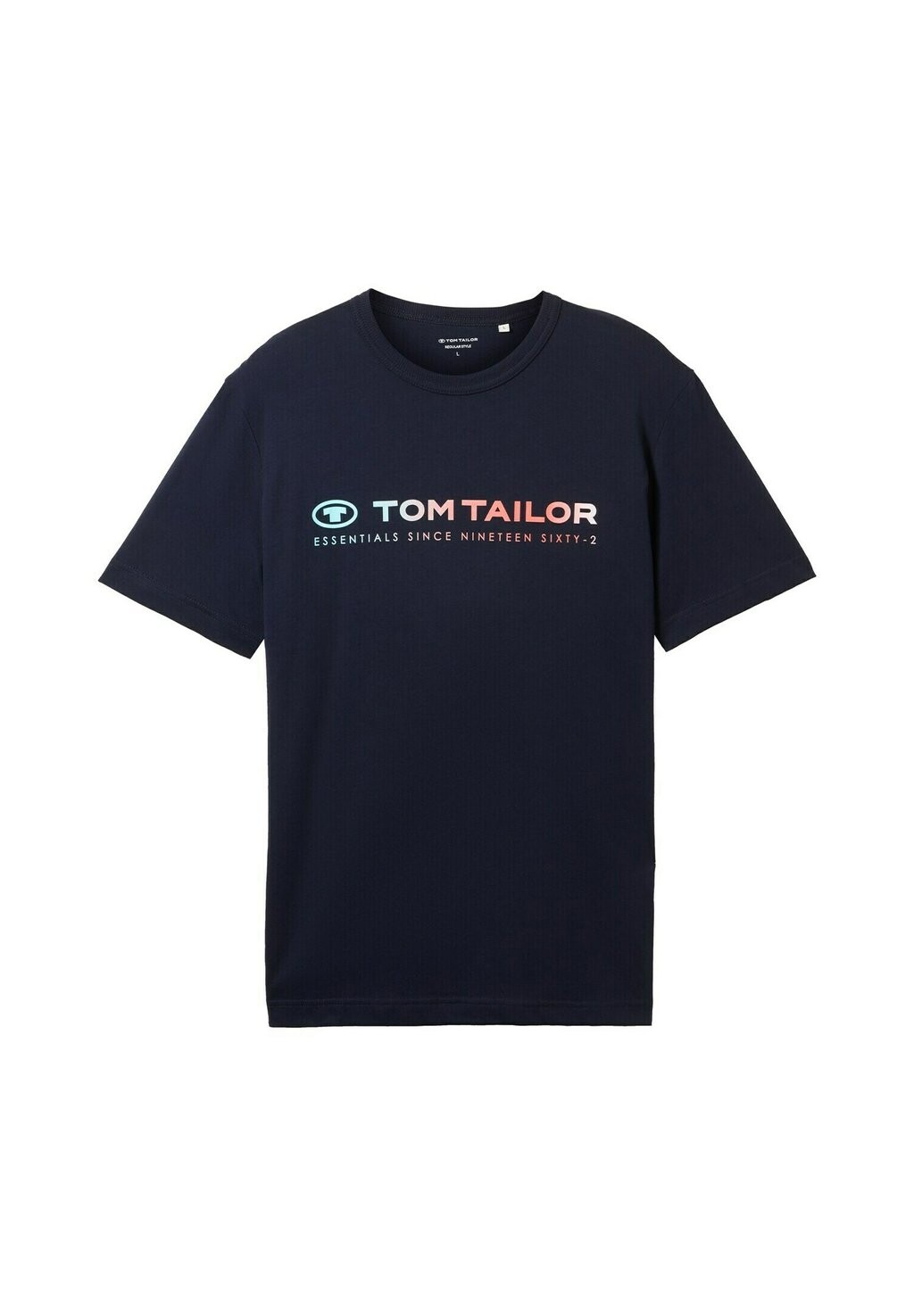 

Футболка с принтом MIT LOGO TOM TAILOR, темно-синий