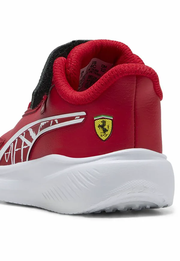 Детские туфли scuderia ferrari skyrocket Puma, Rosso Corsa- White — фото 4