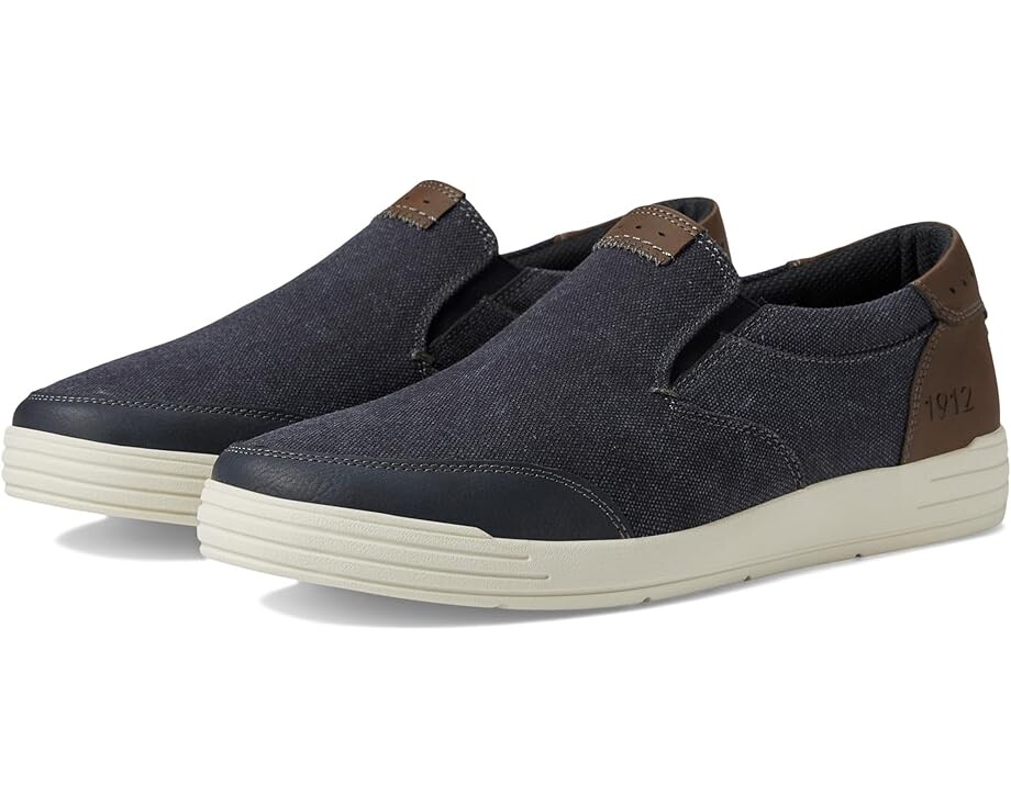 

Лоферы Nunn Bush City Walk Canvas Moc Toe Slip-On, цвет Dark Blue