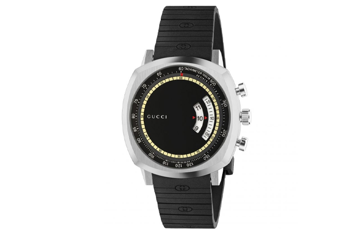 

GUCCI Часы Grip Collection Wrist Watch Quartz Movement Rubber Strap Black Dial Men's Watch