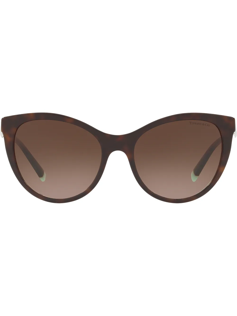 

Солнцезащитные очки в оправе 'кошачий глаз' Tiffany & Co, коричневый