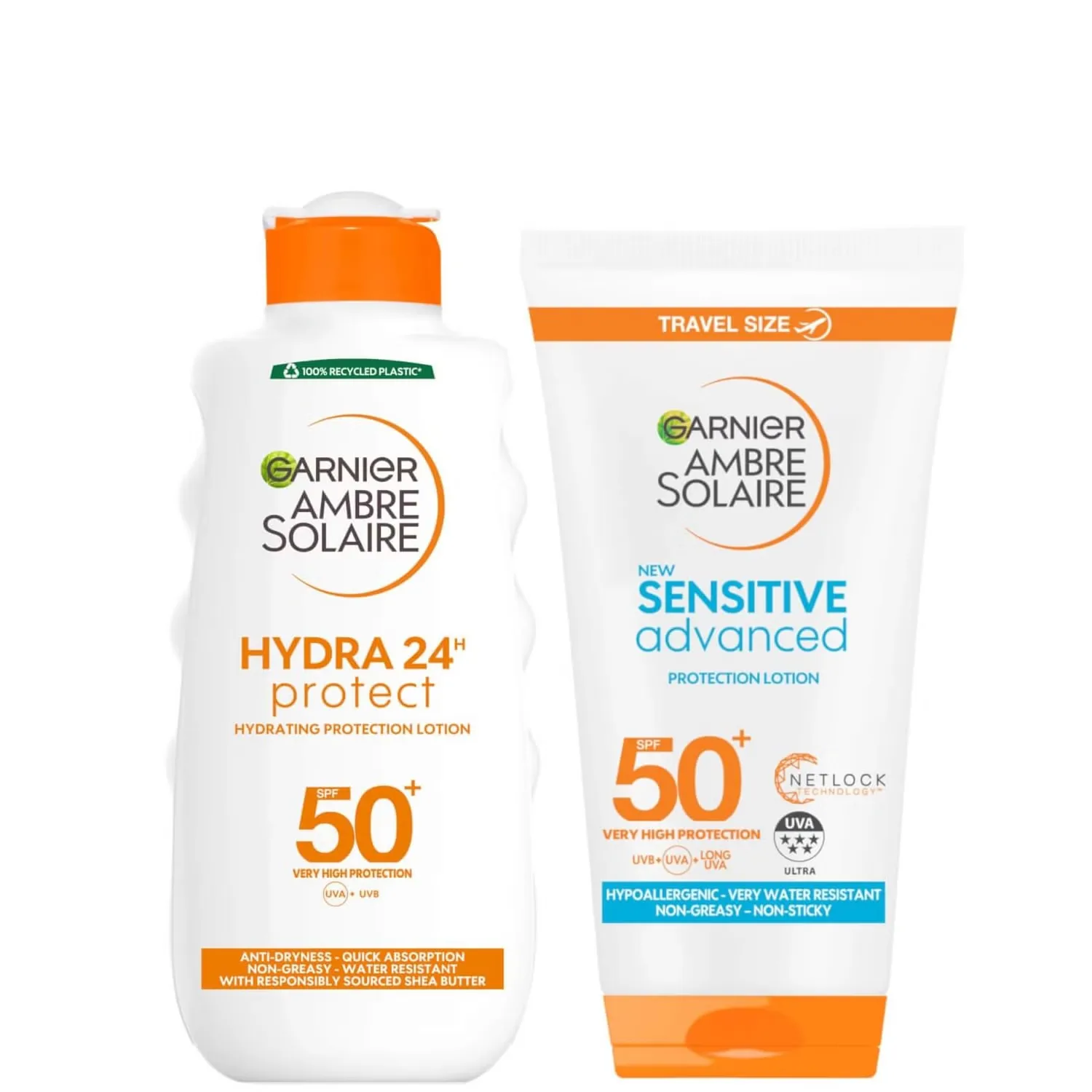 

Солнцезащитный крем с маслом ши Ambre SPF50 и мини-пакет, 50 мл Garnier