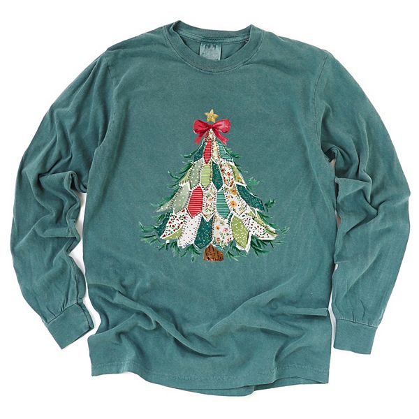 

Футболка с принтом Christmas tree stitched, женская, длинный рукав, garment dyed Simply Sage Market, Blue Spruce, Зеленый, Футболка с принтом Christmas tree stitched, женская, длинный рукав, garment dyed Simply Sage Market, Blue Spruce