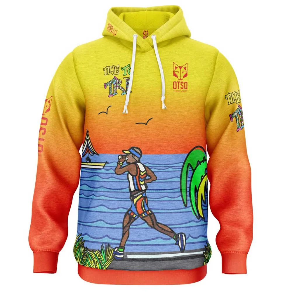 

Худи Otso Time to tri Man Run, желтый