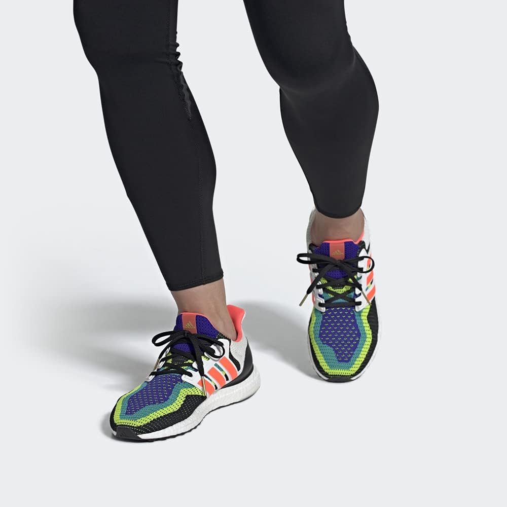Мужские кроссовки Adidas Ultraboost DNA, белый/черный/красный — фото 3