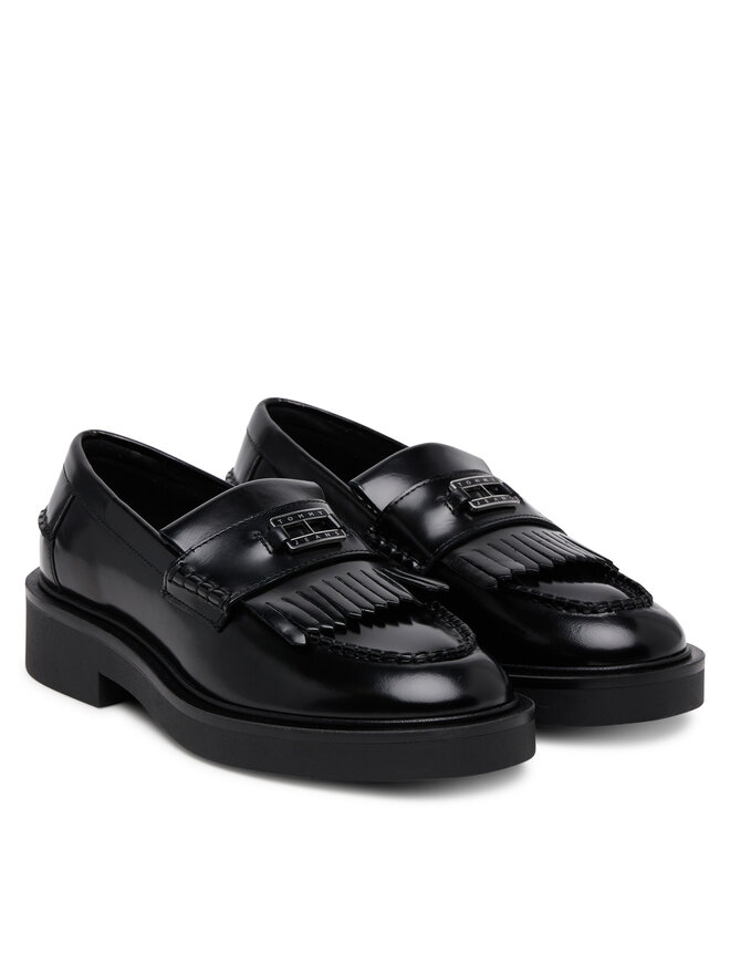 Тапочки Tjw Fringes Loafer EN0EN02790 Tommy Jeans, черный — фото 2