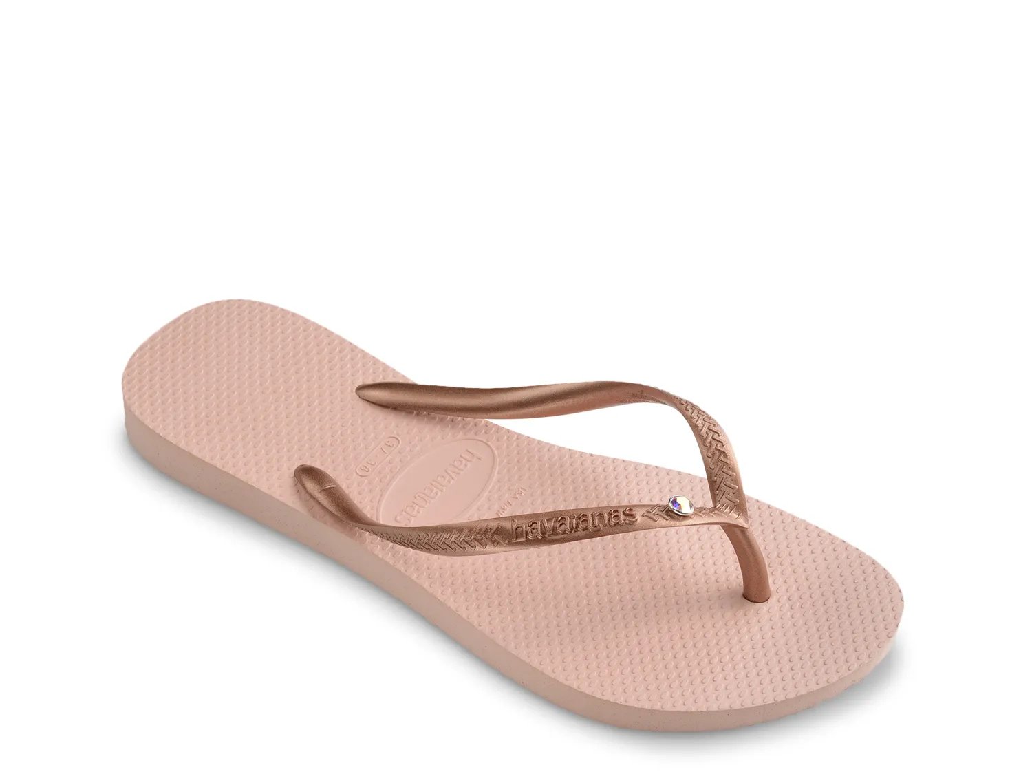 Сандалии Havaianas Slim Crystal Flip Flop - Women's, розовый