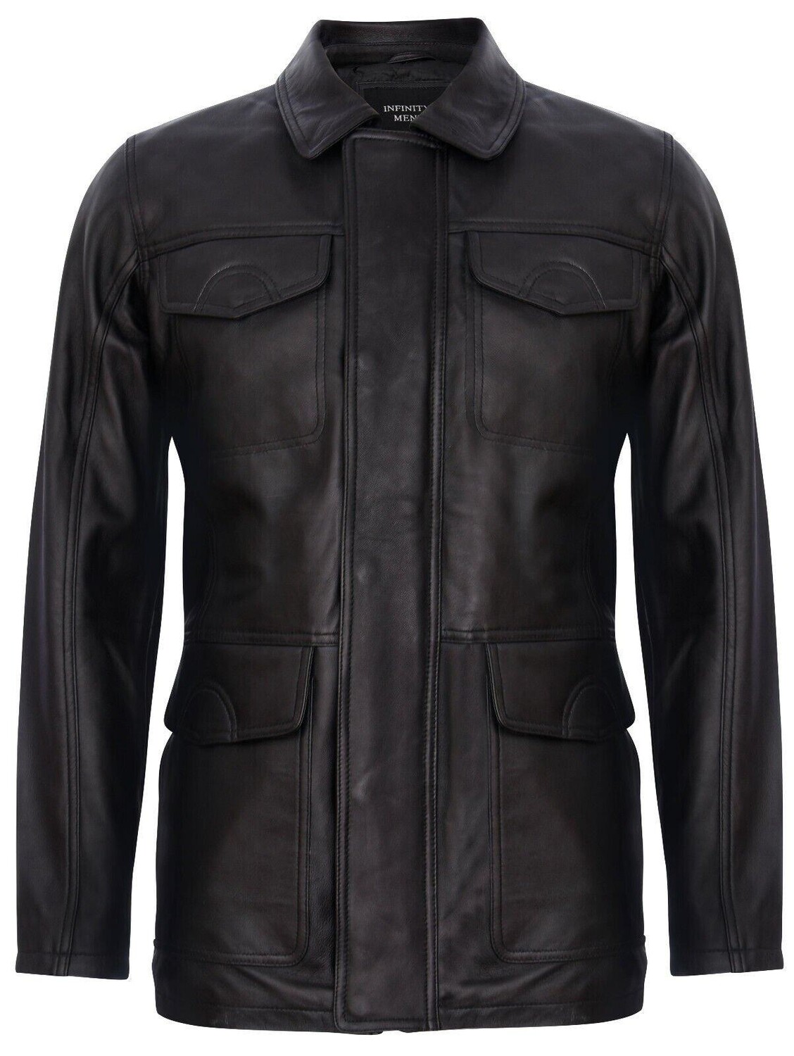 

Кожаная куртка-сафари-порто Infinity Leather, черный