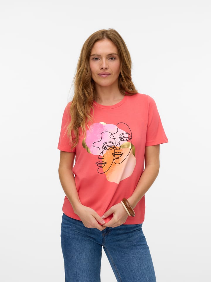 

Футболка Vero Moda, розовый