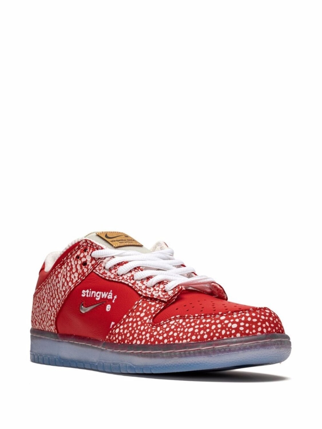 Кроссовки SB Dunk Low Magic Mushroom из коллаборации с Stingwater Nike, красный — фото 2