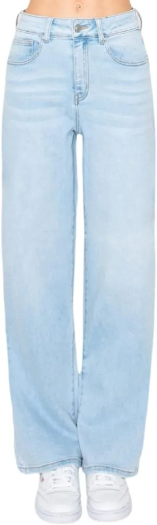 

Женские джинсы прямого кроя с эффектом контроля живота Plus Size Little Vintage Girls