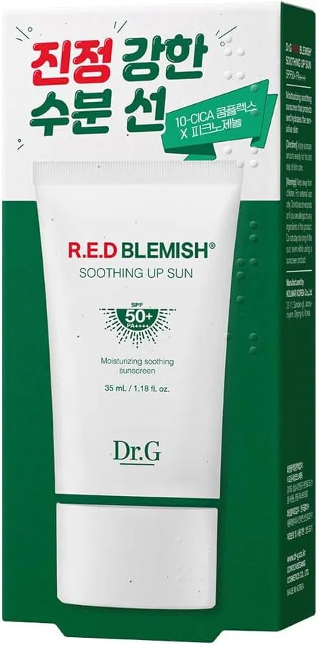 Солнцезащитный крем Dr.G R.E.D Blemish Soothing Up Sun Cream 35 мл — фото 2