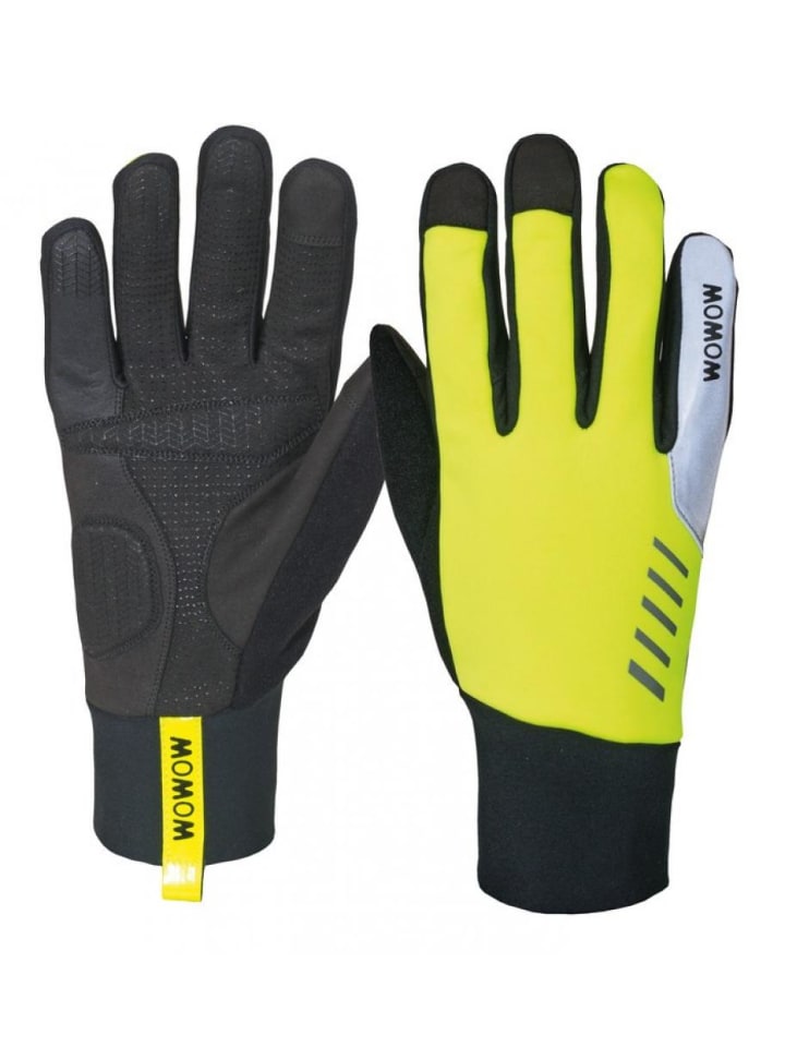 

Wowow Перчатки дневного желтого цвета