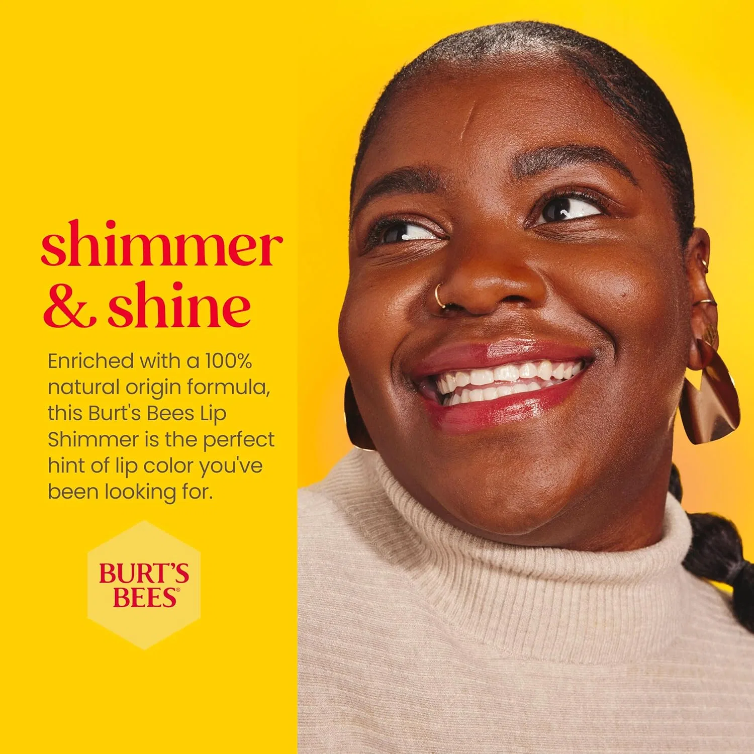 Тинтованный блеск для губ Burt's Bees Lip Shimmer, оттенок Cherry Burt'S Bees, Cherry — фото 3