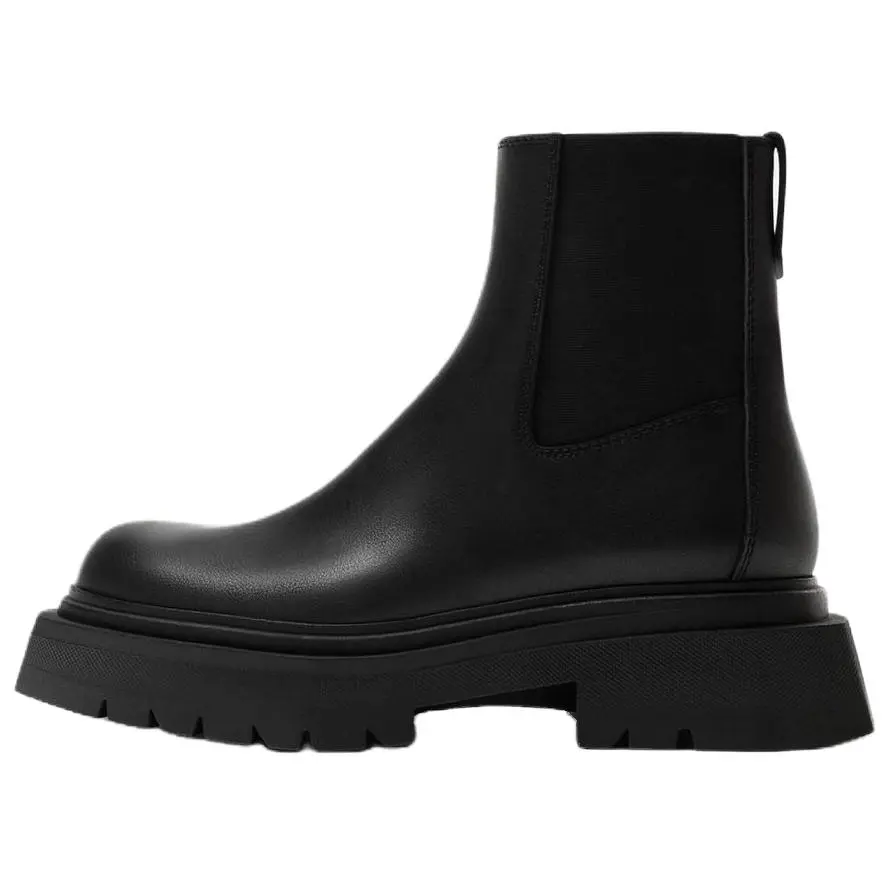 

ZARA Короткие мужские ботинки челси, черные