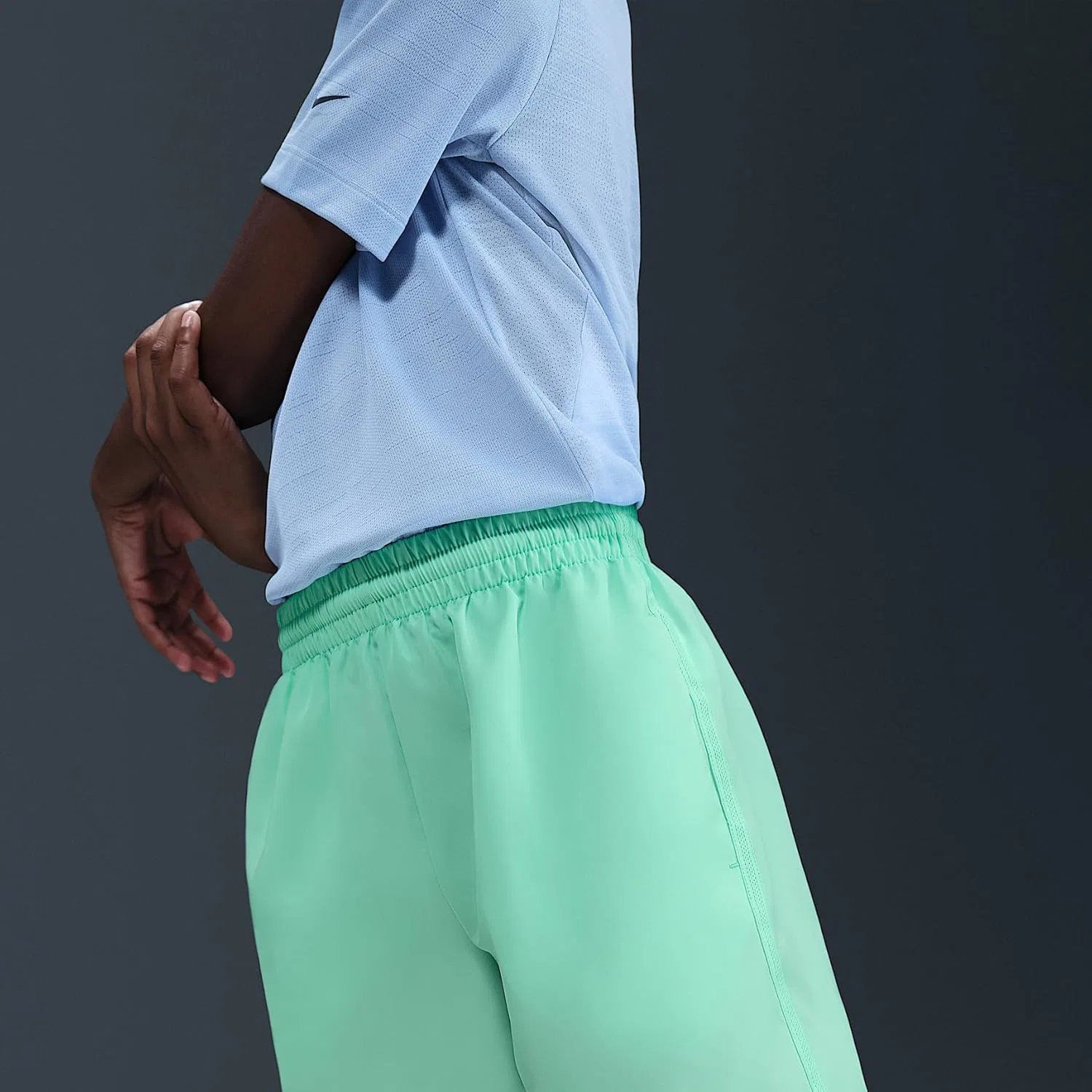 Шорты тренировочные Nike Dri-FIT, Mint Foam/White — фото 2