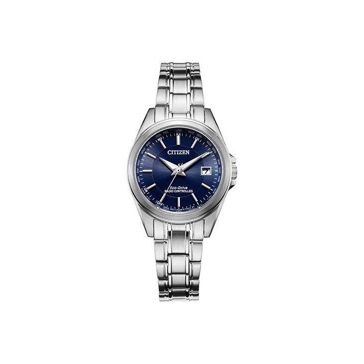 

CITIZEN Часы Ecology Drive Collection Solar Quartz Movement Stainless Steel Strap Watch Unisex Blue Dial, EC1180-81L Blue