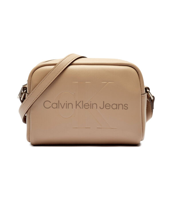 

Сумка женская Calvin Klein Jeans кросс-боди с логотипом, бежевый