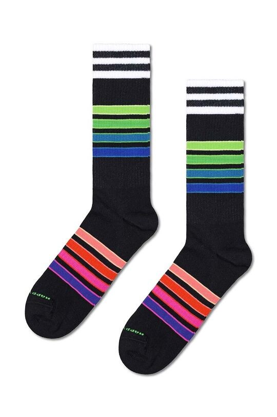 

Носки-кроссовки Street Stripe Happy Socks, черный