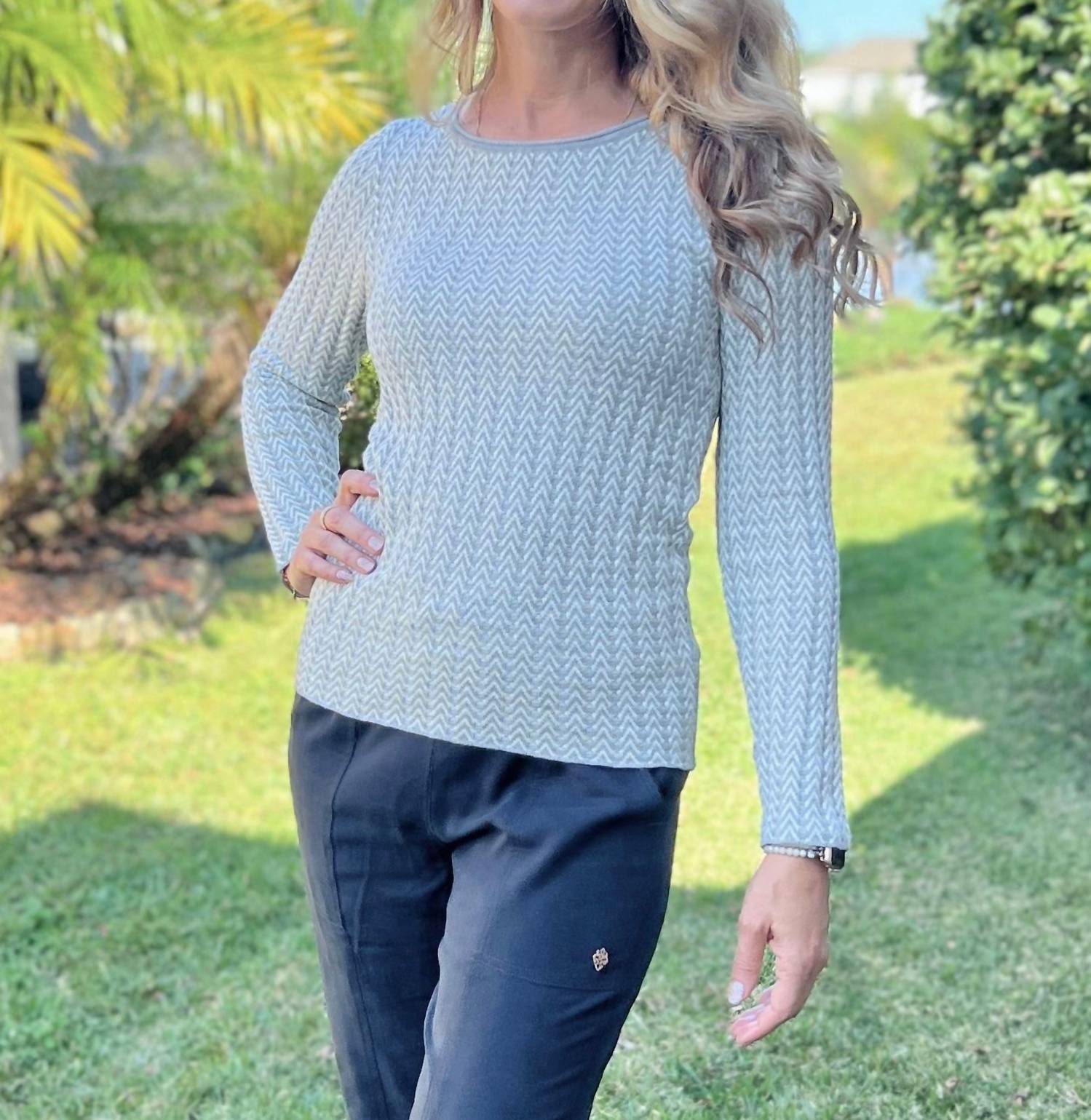 

Свитер Zig Zag в оттенке "Осеннее равноденствие" Hatley, Autumn Solstice