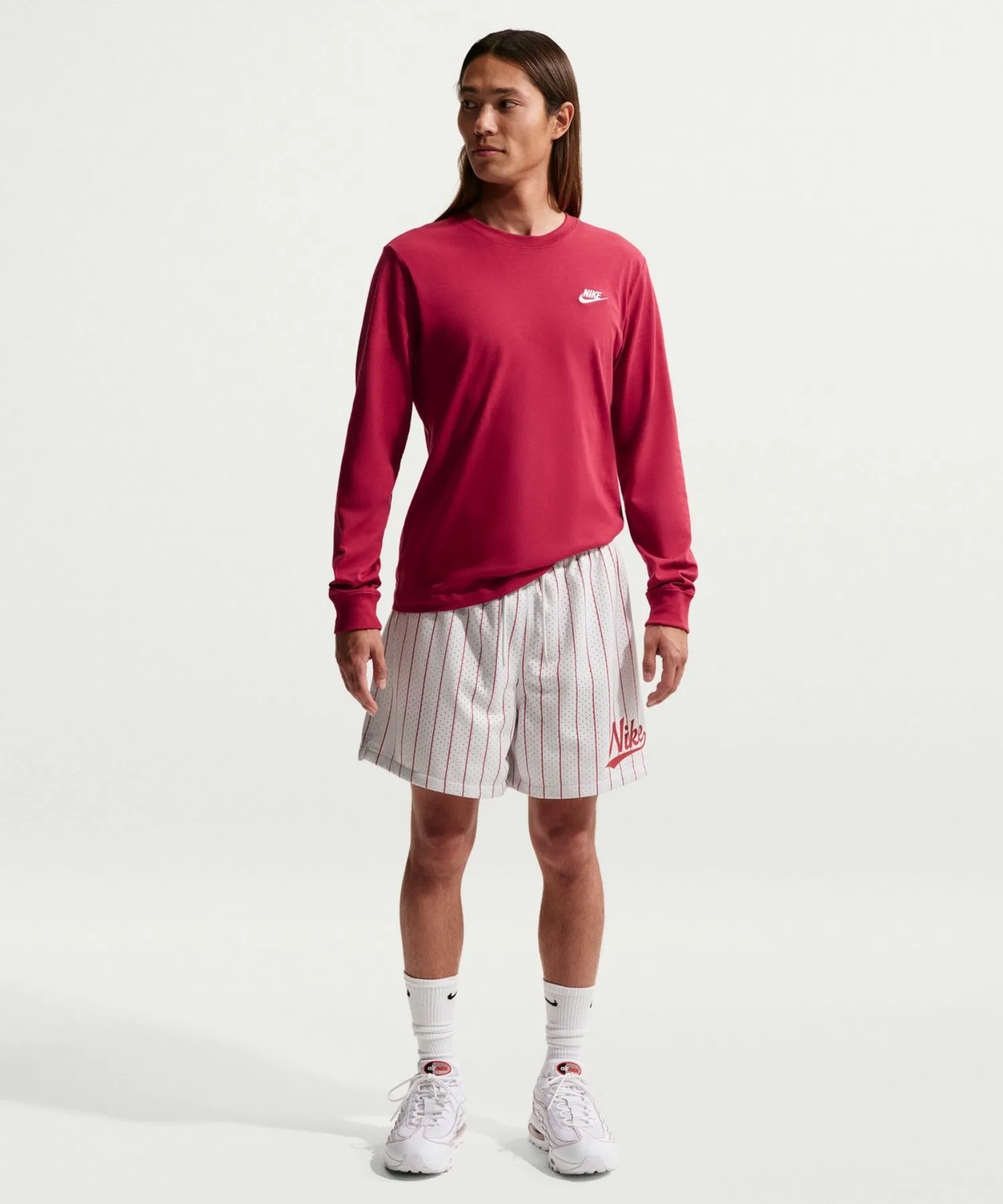 Мужская футболка с длинным рукавом NIKE NSW Club L/S T-Shirt — фото 3