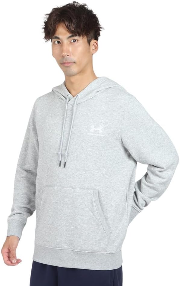 

Мужская толстовка с капюшоном Under Armour UA ESSENTIAL TERRY HOODIE, серый