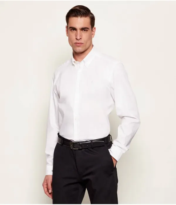 Рубашка H-LIAM-BD-E-C1-261 regular fit Boss, белый