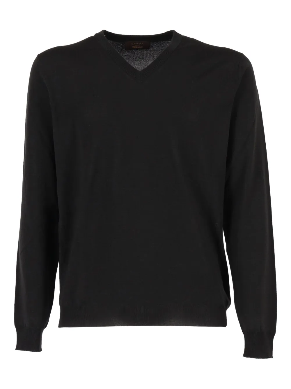 

Свитер с V-образным вырезом Zanone, черный