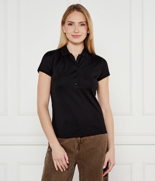 

Рубашка-поло Guess Jeans Slim Fit, черный