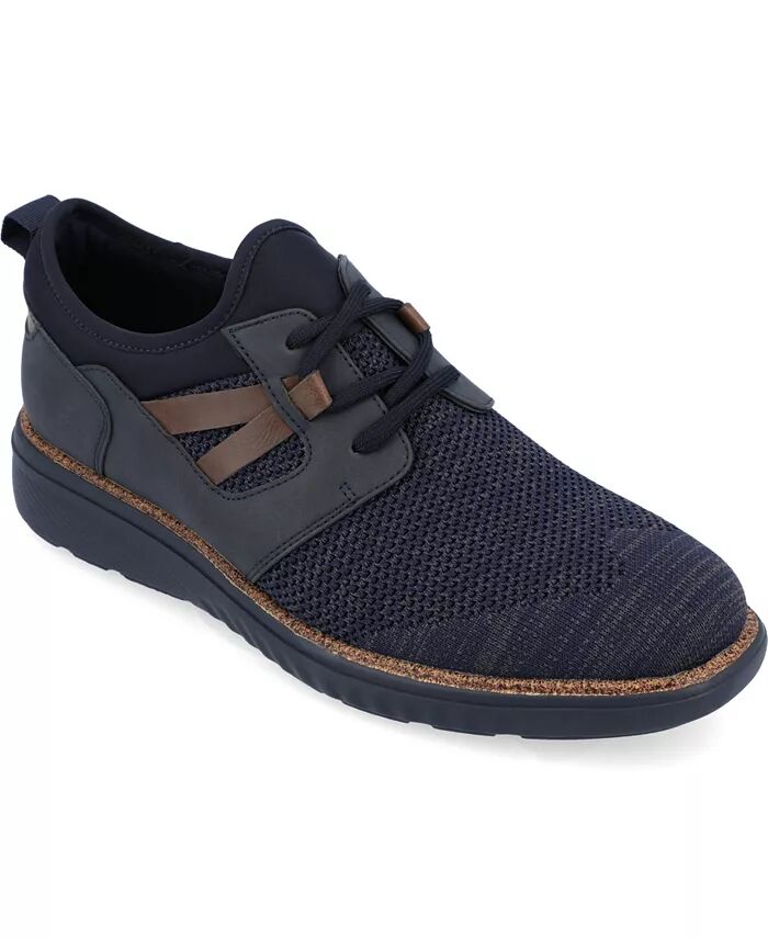 

Мужские кроссовки Claxton Tru Comfort Foam Knit со шнуровкой и круглым носком Vance Co., синий