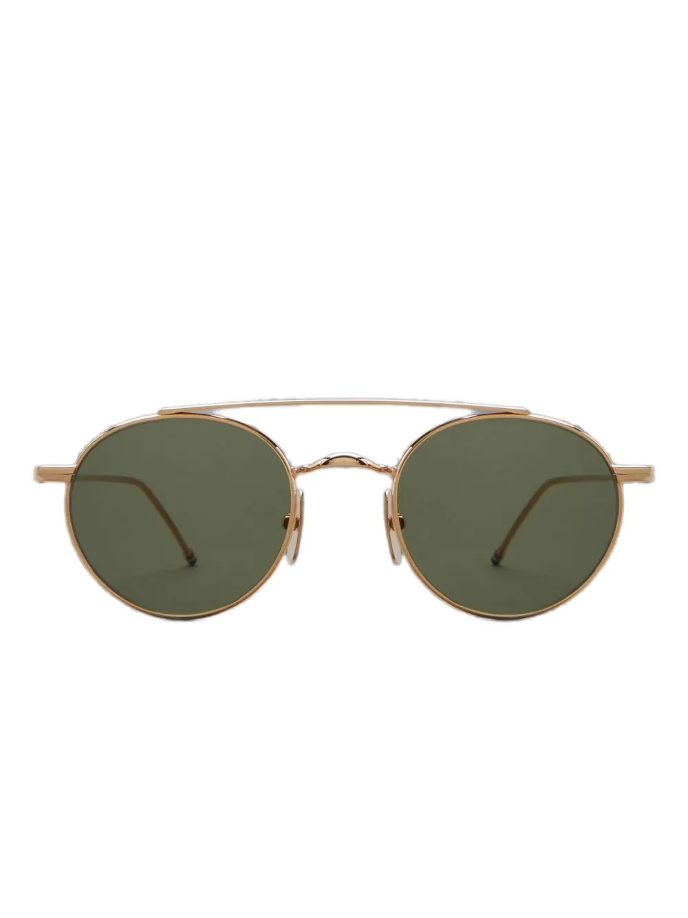 

Солнцезащитные очки в круглой оправе Thom Browne Eyewear, золотой