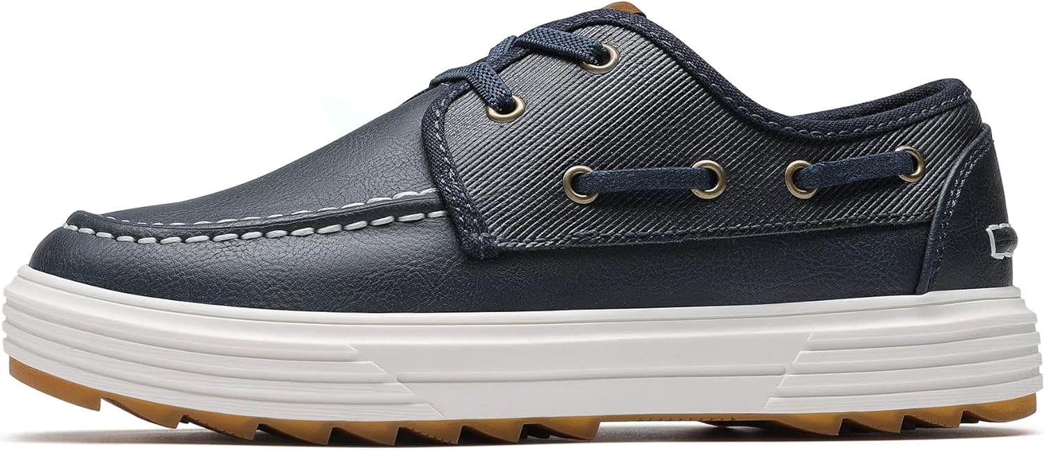 Мокасины Bruno Marc Boy's Boat Shoes, синий — фото 2