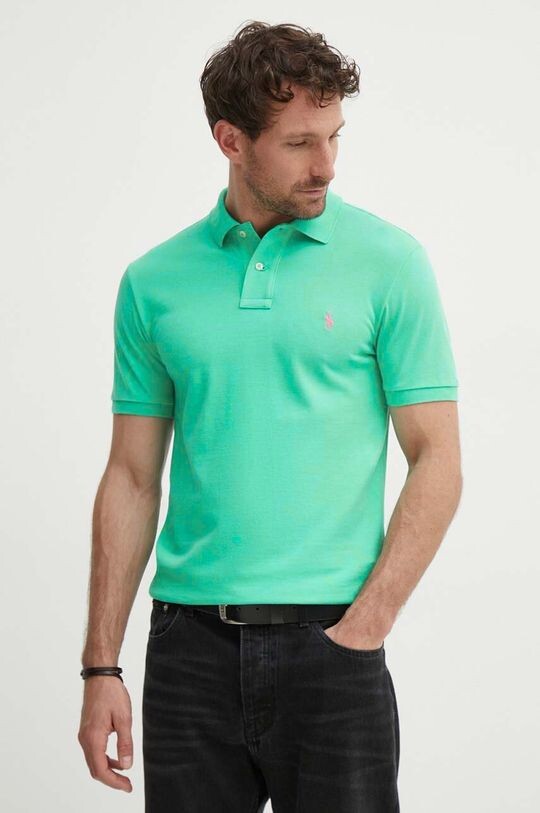 

Хлопковое поло Polo Ralph Lauren, зеленый