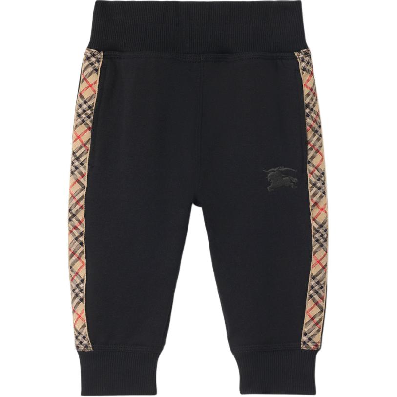 

Детские вязаные спортивные штаны SS25 Burberry, черный