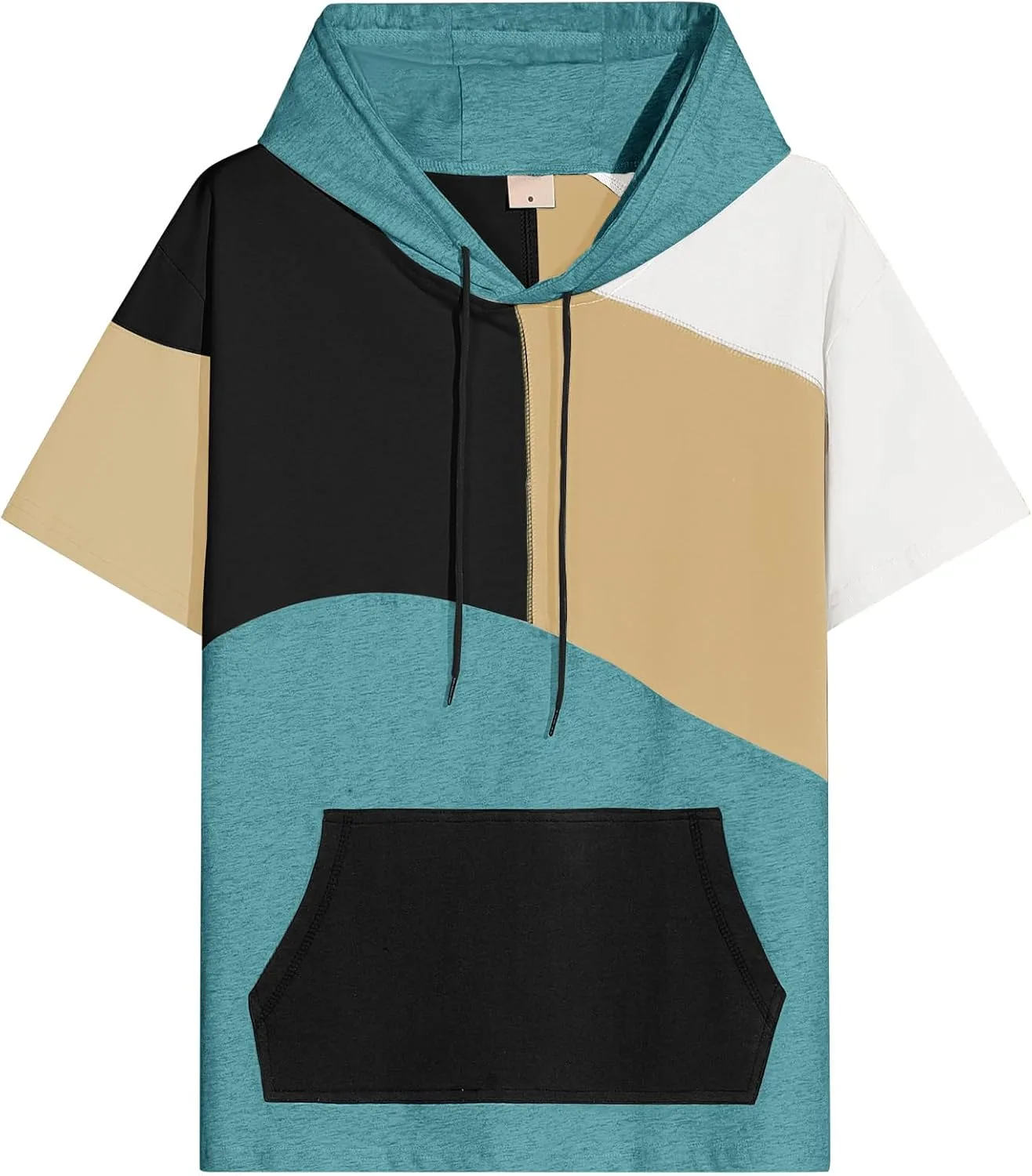 

Мужская футболка с капюшоном и большим карманом RUIZEHONG