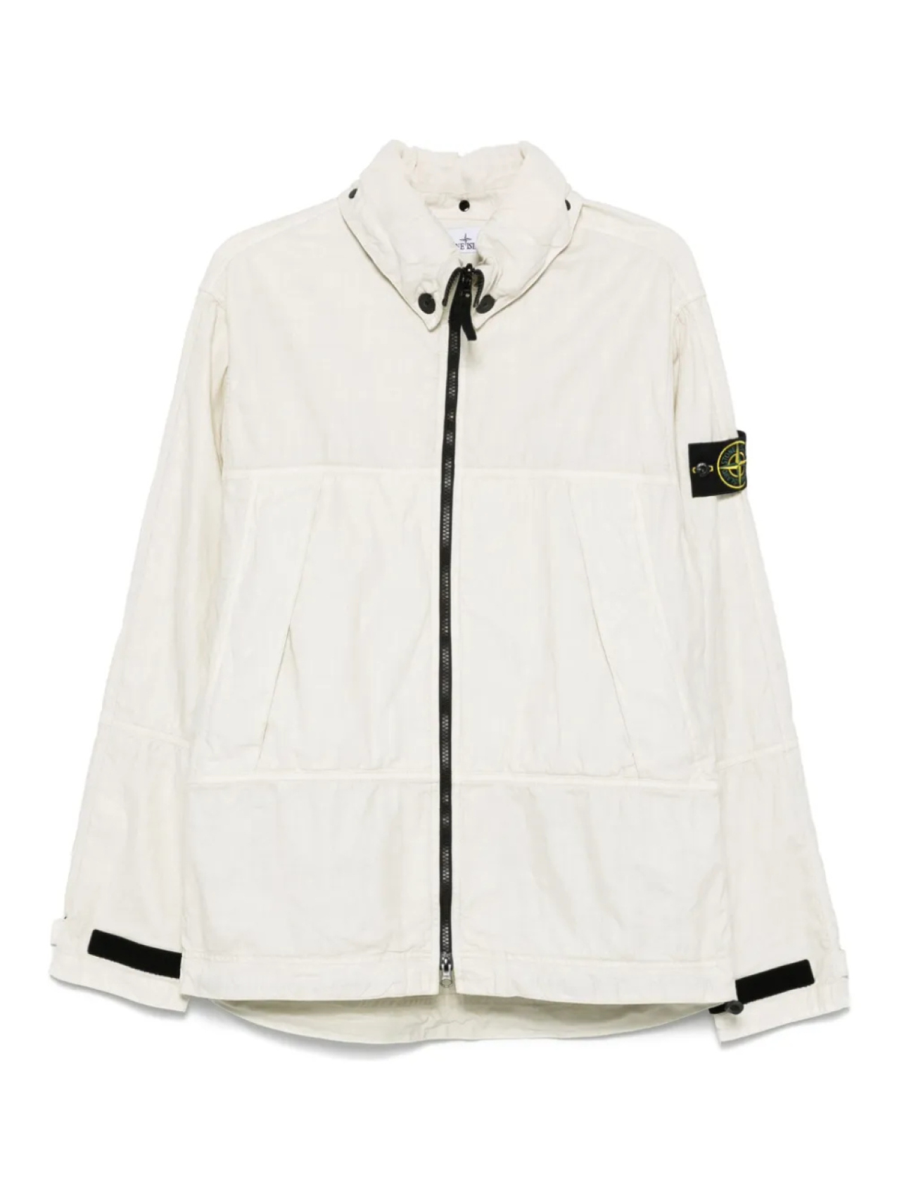 

Куртка Stone Island из необработанного льна с покрытием OVD, нейтральный
