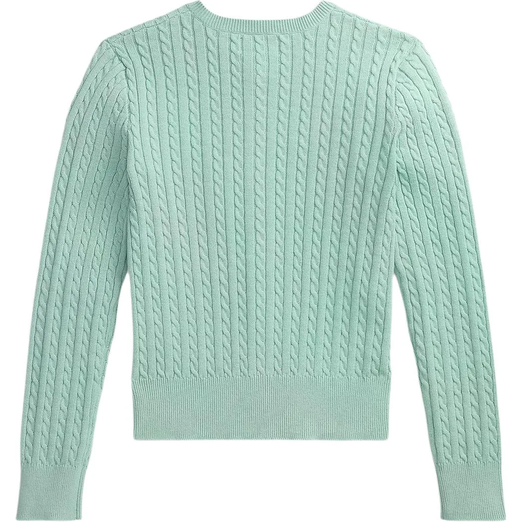 Свитер SS26 Kids' Polo Ralph Lauren, celadon — фото 3
