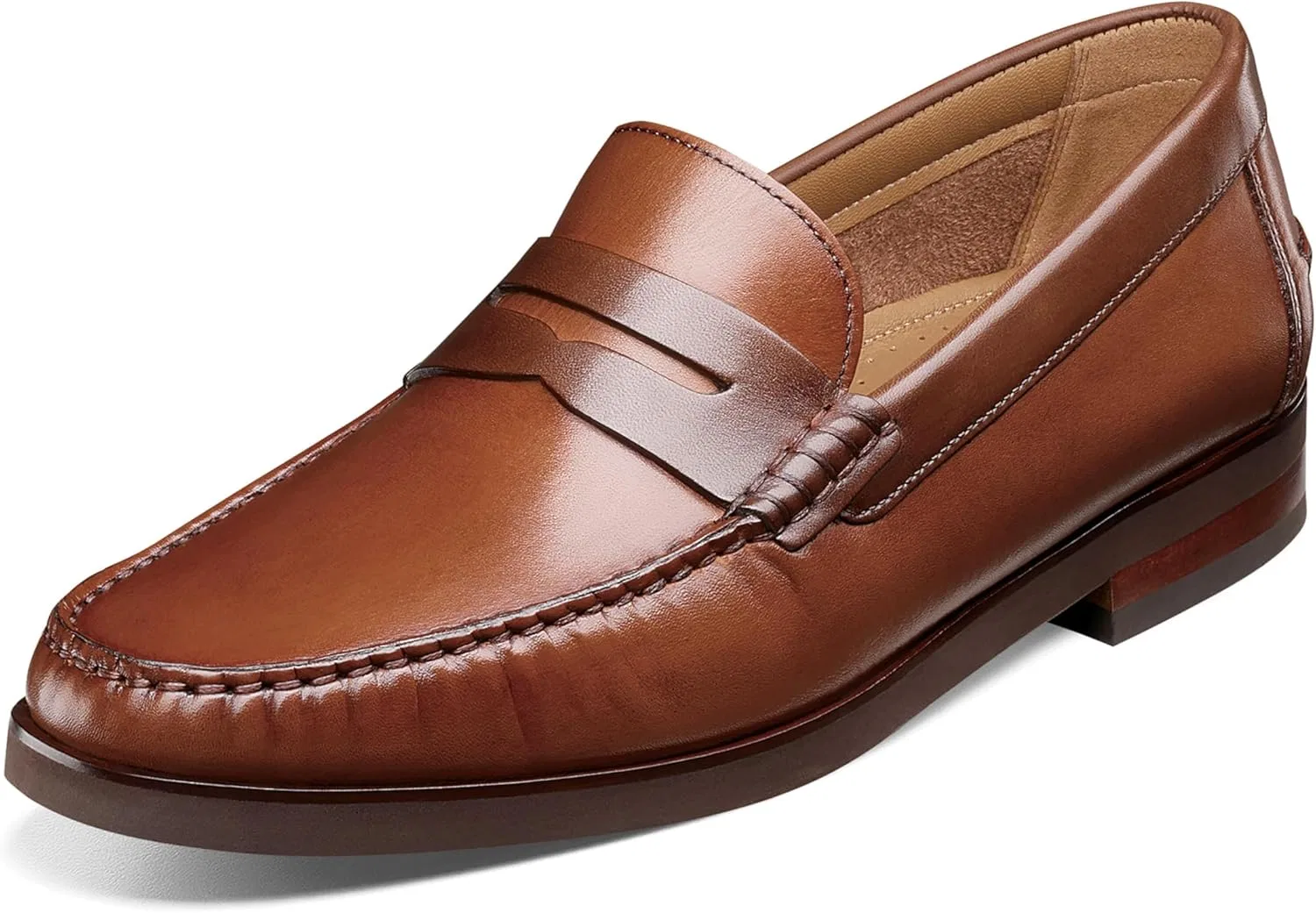 Лоферы с мыском Florsheim, Когнак Мульти