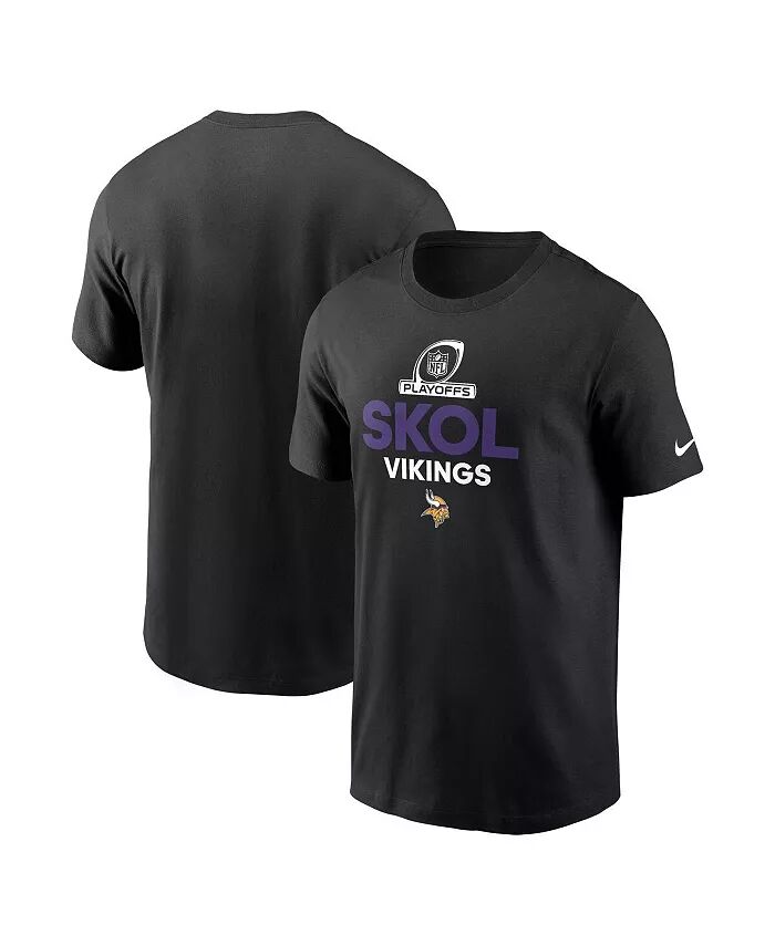 

Мужская черная футболка Minnesota Vikings 2024 NFL Playoffs Nike